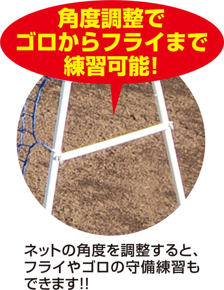 ユニックス 野球設備用品  リバウンドネット BX86-74 Amazon | UNIX(ユニックス) 野球 練習用品 練習用ネット リバウンド